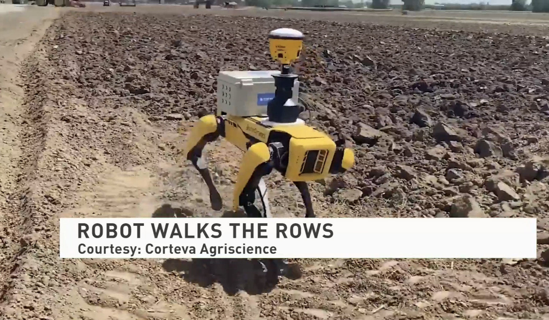 美国corteva 公司在田间展示新的机器人技术