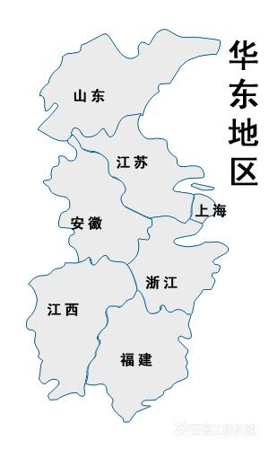 华东地区行政区划图片