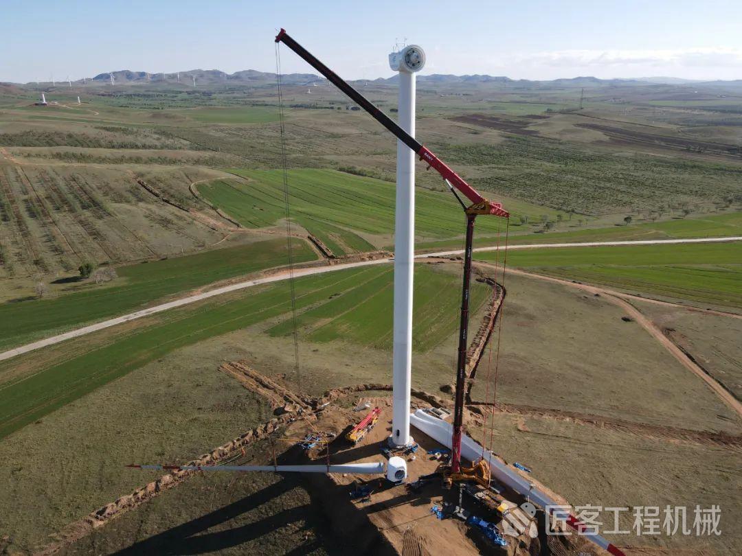 13小时吊一台风机,ssc1020t助力铺就青海-河南特高压"电力天路"